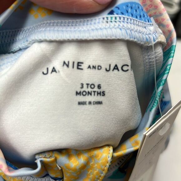 Janie and Jack 100048606 Baby Coral Fish Rash Guard Swimsuit NWT 3-6 m - Picture 5 of 7